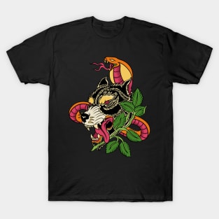 Beowulf and Snake Combo T-Shirt